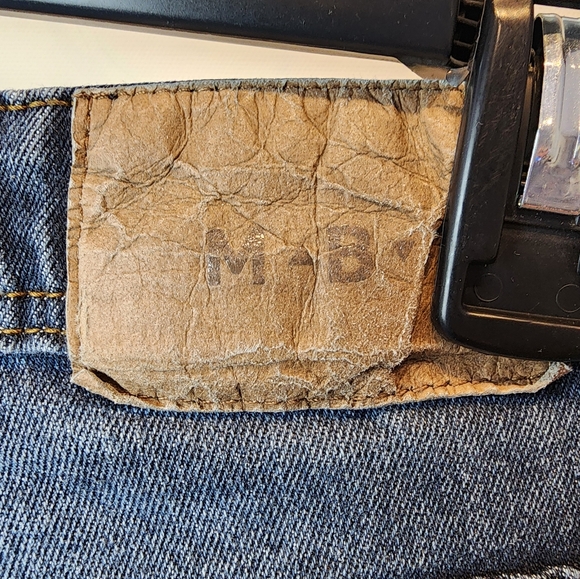 MBX Men's Dark Blue Jeans Slim Fit Denim Jeans Size 32 x 32 - Picture 10 of 11